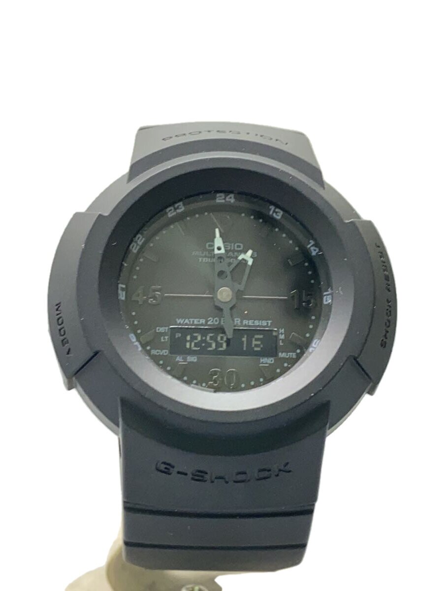 【中古】CASIO◆ソーラーウオッチ_G-SHOCK/デジアナ/--/BLK/BLK【服飾雑貨他】