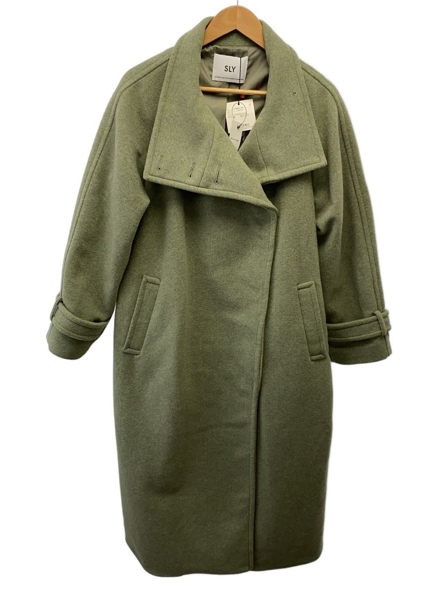 【中古】SLY◆厚地の外套/030HAA30-2671【レディース御召しもの】