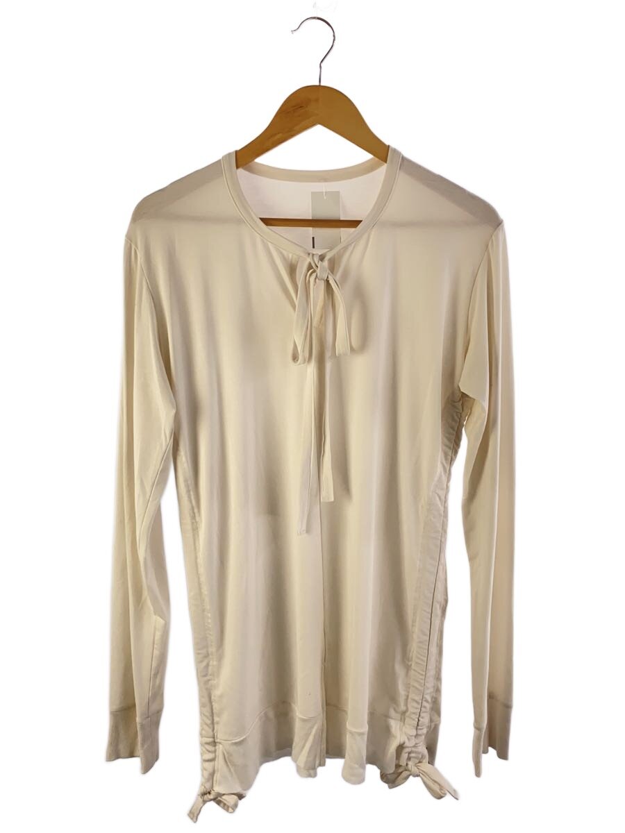 【中古】kiryuyrik◆SideShirringRibT-Shirt/S/ポリエステル/WHT/無地/KQ-HT50-051【メンズウェア】