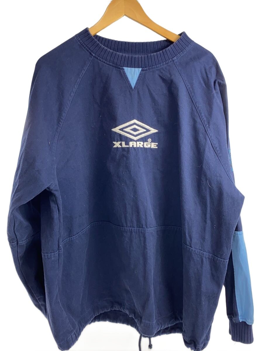【中古】X-LARGE◆トップス/XL/綿織物/NVY/101234013002【メンズウェア】