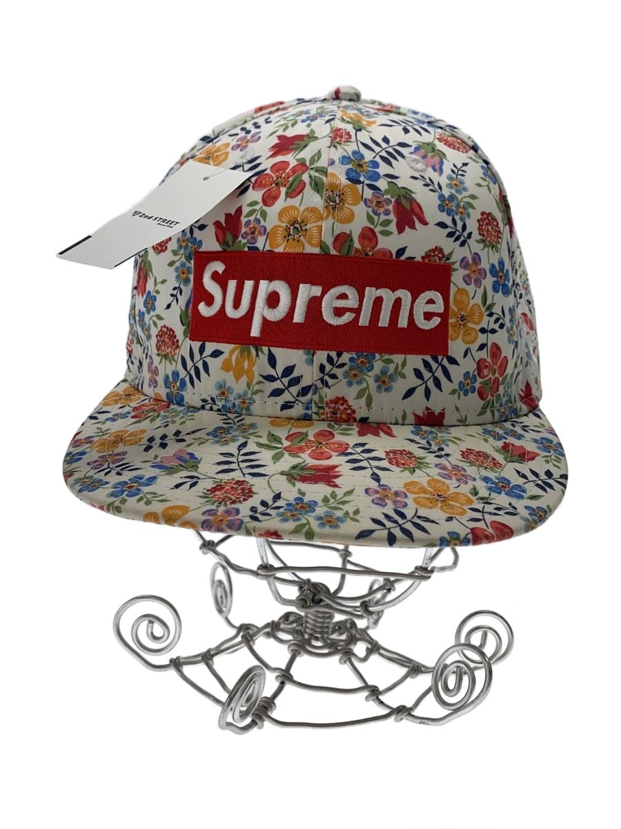 【中古】Supreme◆鳥打ち帽/7 5/8/綿織物/マルチ色合い/メンズ13SS/×Liberty/Floral Box Logo【服飾雑貨他】