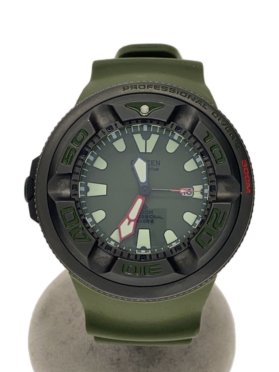 【中古】CITIZEN◆Promaster Dive Eco Drive/ソーラーウオッチ/アナログ/B873-R015184【服飾雑貨他】