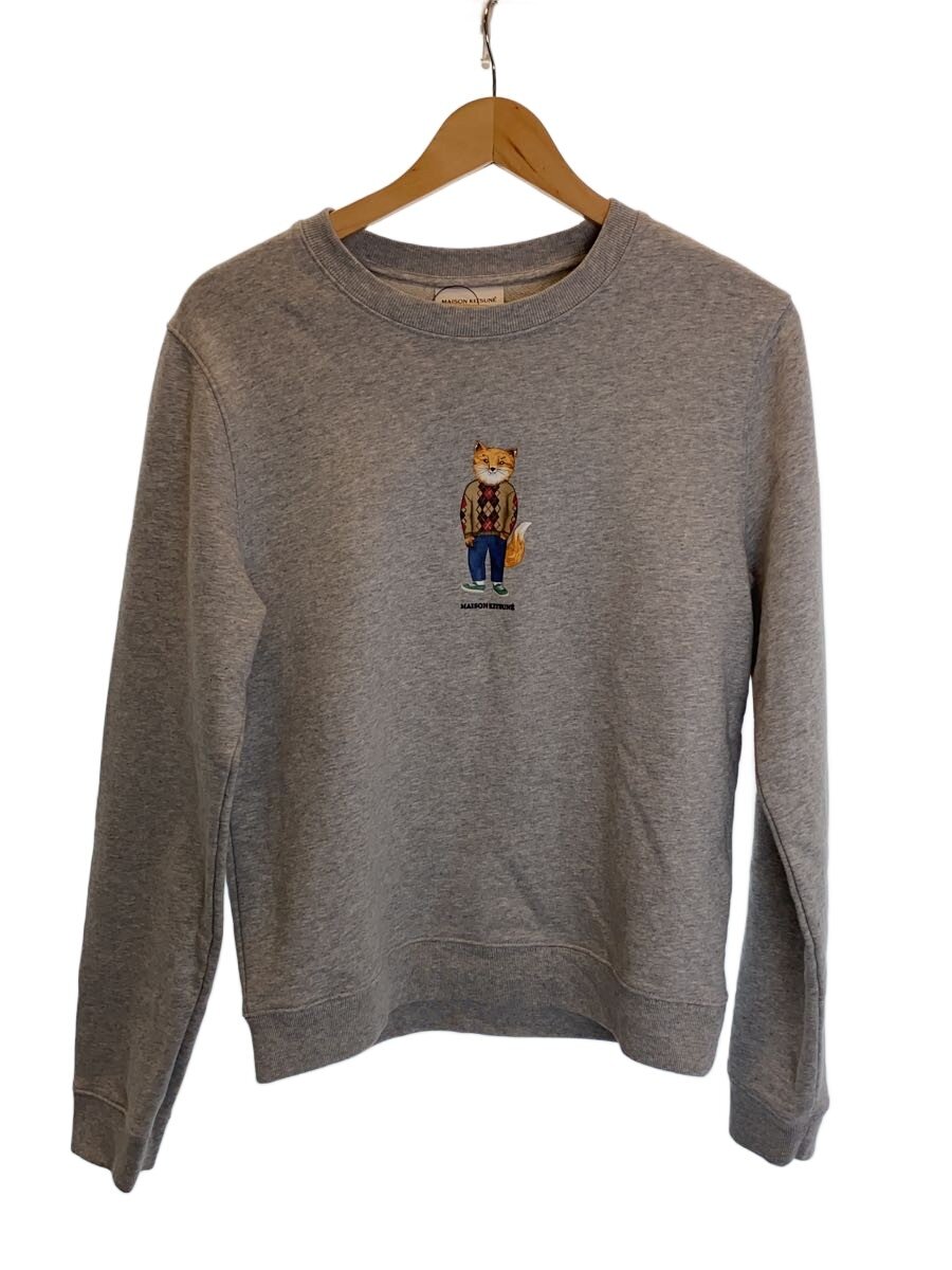 【中古】MAISON KITSUNE◆◆/スウェット/M/コットン/GRY/プリント/LW00309KM0001【レディースウェア】|2nd STREET 店