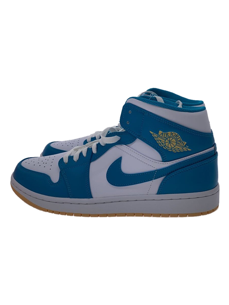 【中古】NIKE◆AIR JORDAN 1 MID_エア ジョーダン 1 ミッド/28.5cm/WHT【シューズ】|2nd STREET 店