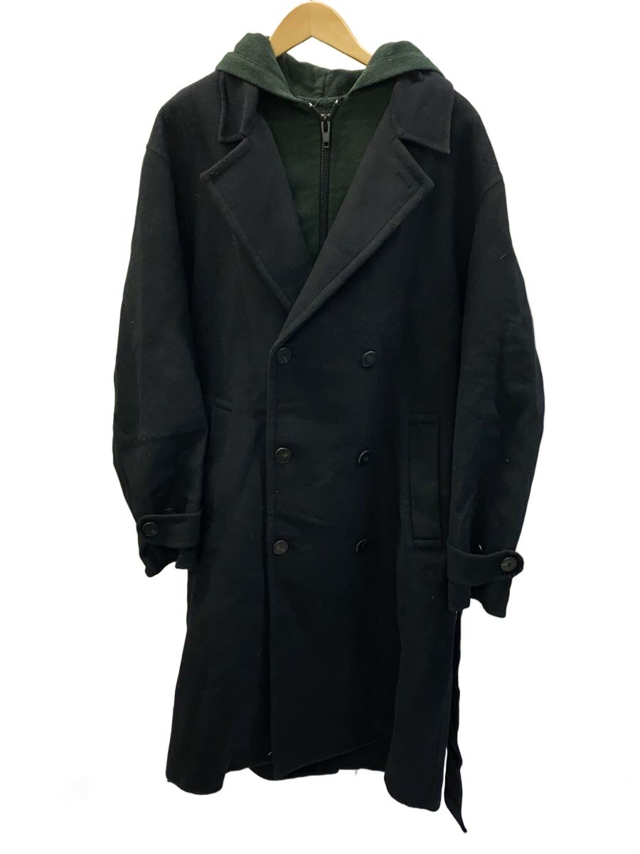 【中古】Alexander Wang◆フーデッドドッキングコート/--/ウール/ブラック【メンズウェア】｜2ｎｄ STREET 店