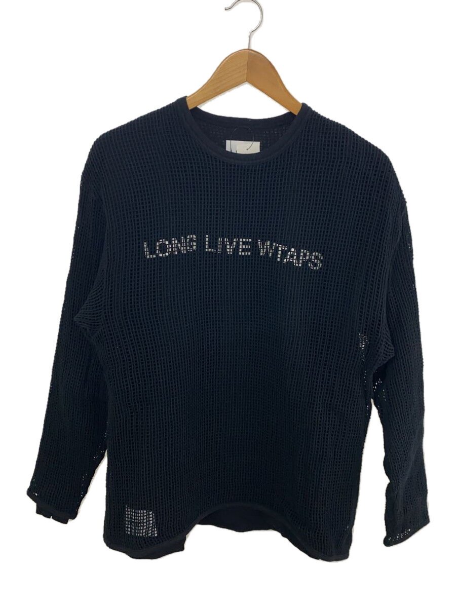 【中古】WTAPS◆2024SS GHILL LS COTTON LLW(メッシュカットソー)/1/BLK/241ATDT-CSM11【メンズウェア】|2nd STREET 店