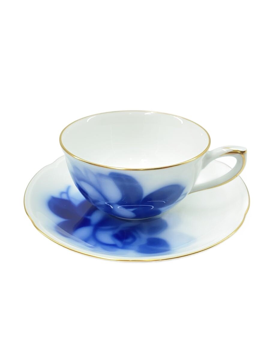 【中古】OKURA◆カップ&ソーサー/2点セット/WHT【キッチン用品】