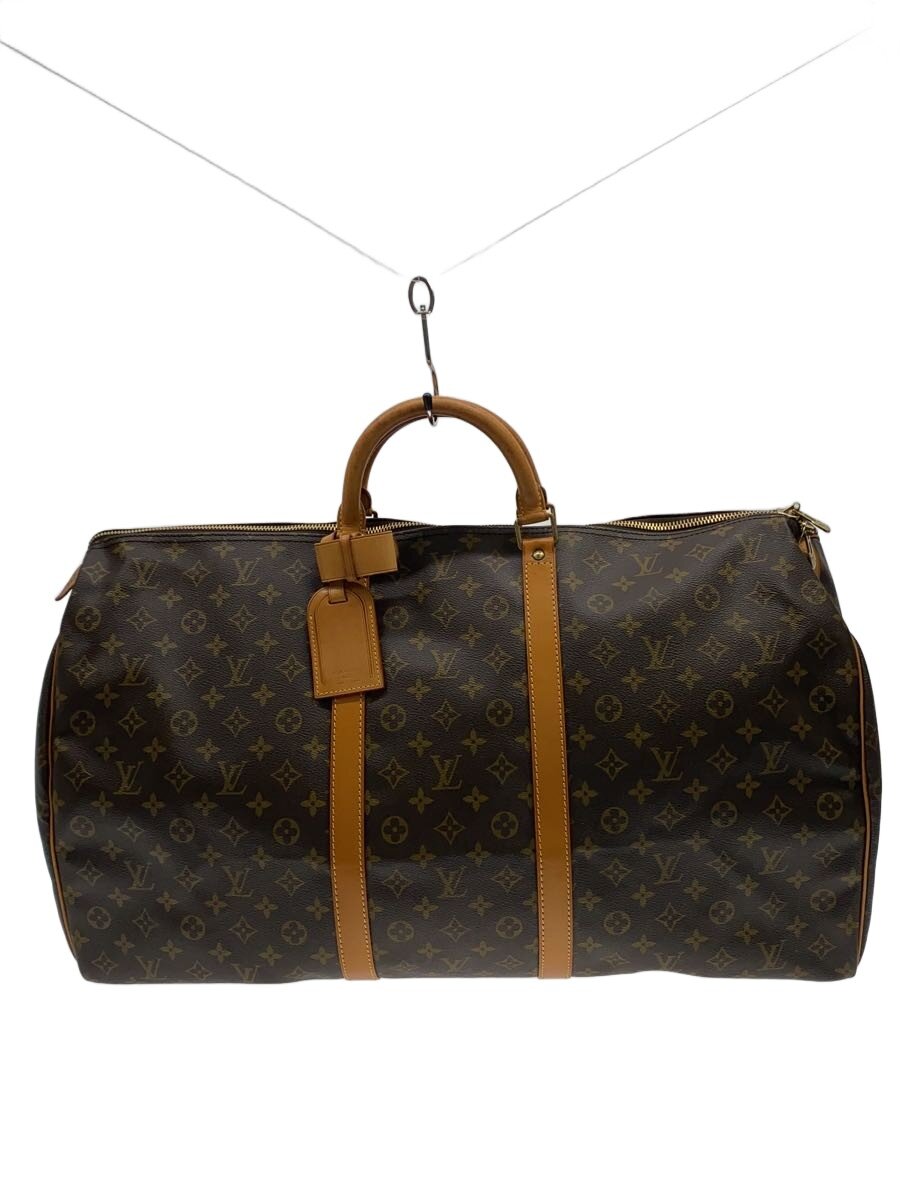 【中古】LOUIS VUITTON◆キーポル60_モノグラム・帆布/PVC/BRW【御徒面子】