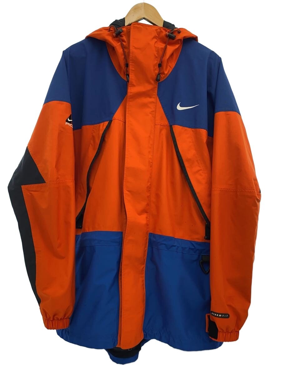 【中古】NIKE ACG◆マウンテンパーカ/Storm Fit Jacket/マウンテンジャケット/M/ポリエステル/オレンジ&times;ブルー//【メンズウェア】｜2ｎｄ STREET 店