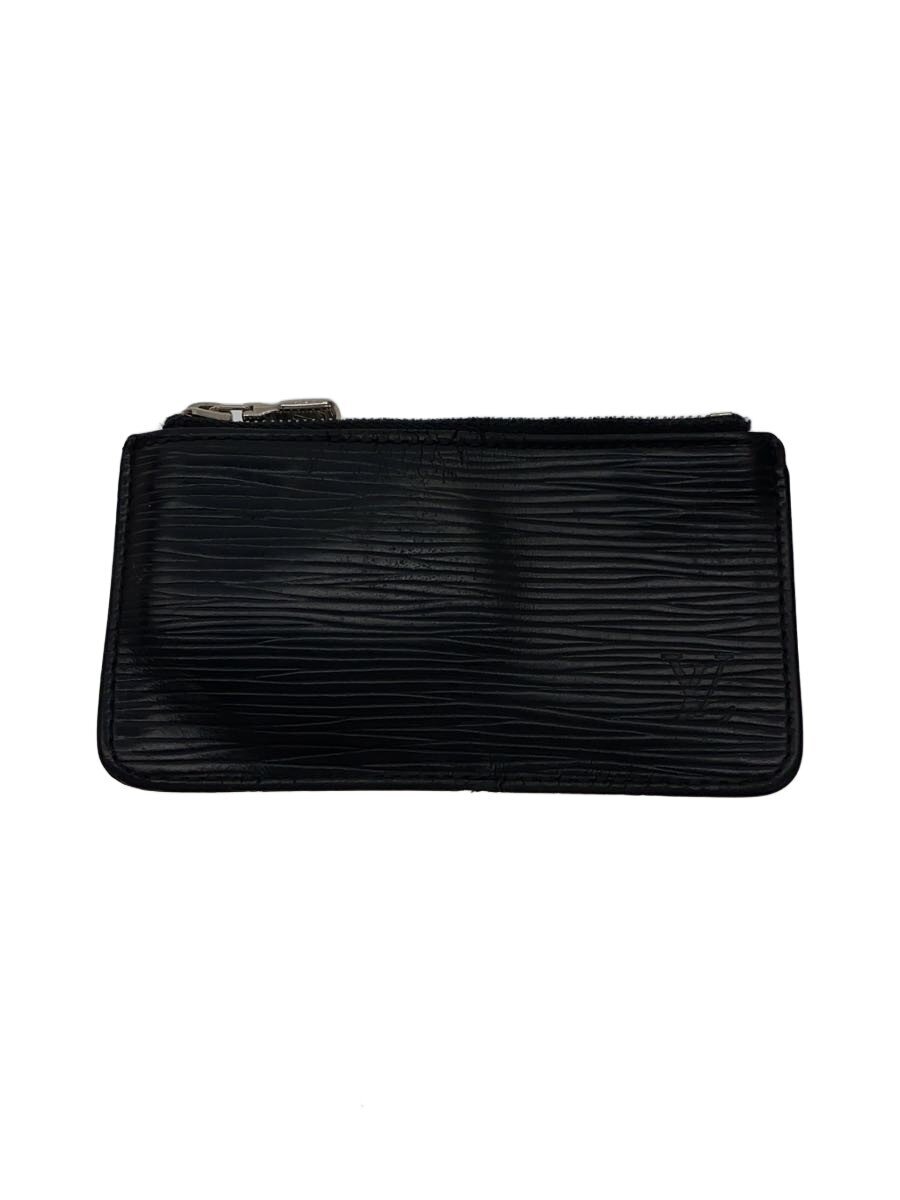 【中古】LOUIS VUITTON◆ポシェット・クレNM_エピ/なめし革/BLK/レディース【服飾雑貨他】