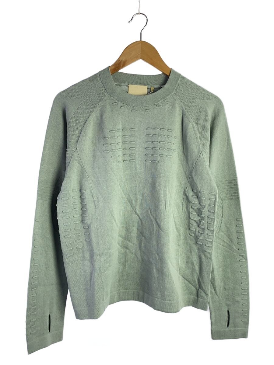 【中古】JIAN YE◆DOTT KNIT/編み物・スウェーター(薄っぺら)/L/ポリエステル/BLU/JIー25SS-KN01【メンズウェア】