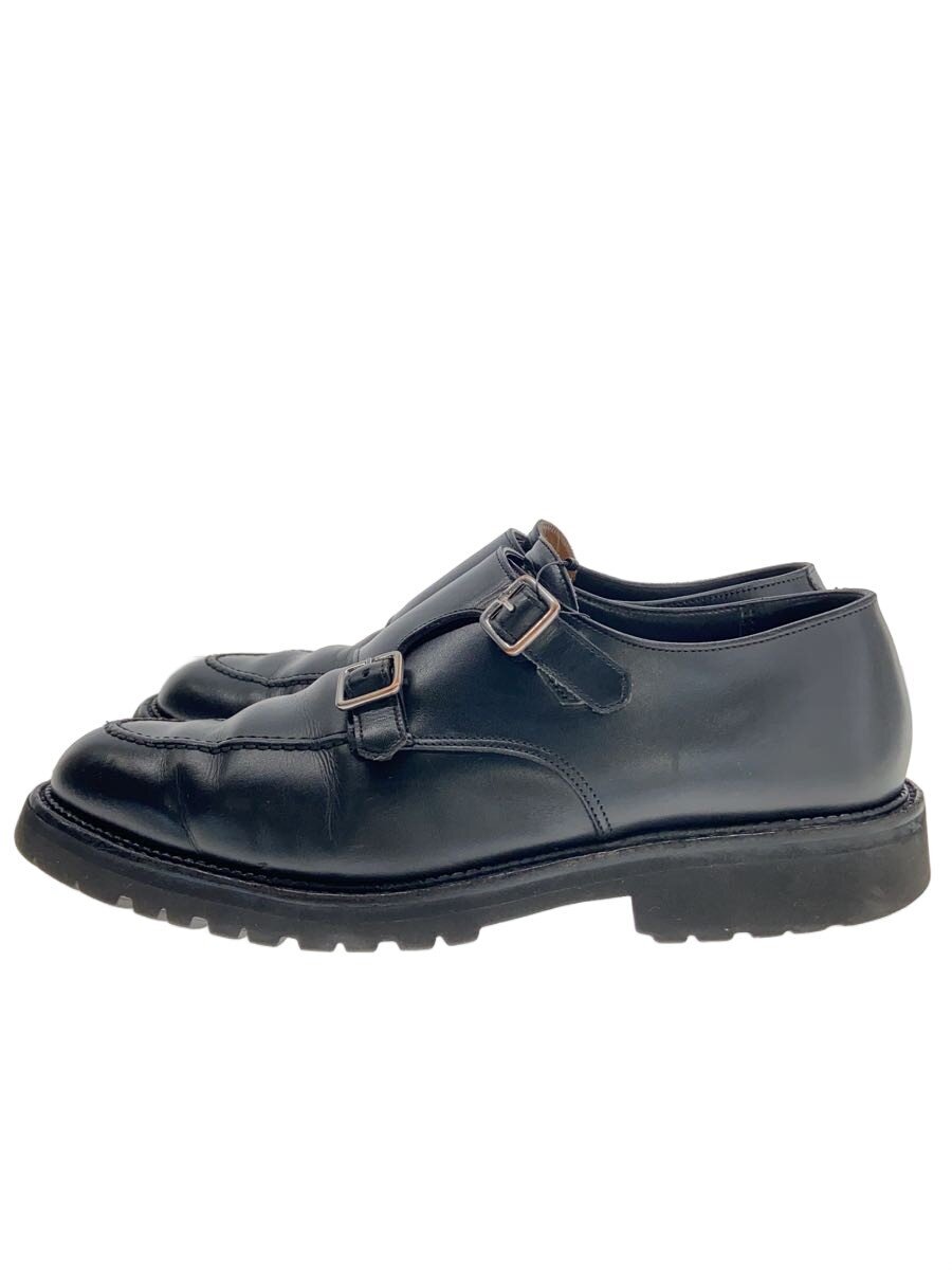 【中古】CROCKETT\u0026JONES◆シューズ/UK7/黒いこと/WHITBY/ダブルモンク//【シューズ】