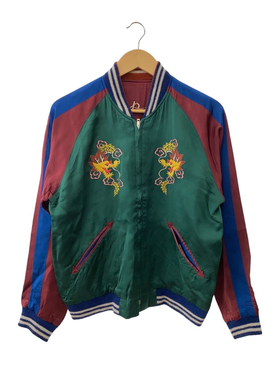 【中古】TAILOR オリエント◆スカジャン/M/--/GRN/TT15416【メンズウェア】