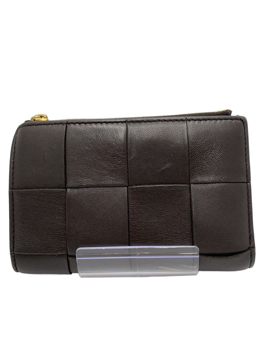 【中古】BOTTEGA VENETA◆2つ折り札入れ/--/BRW/メンズ【服飾雑貨他】