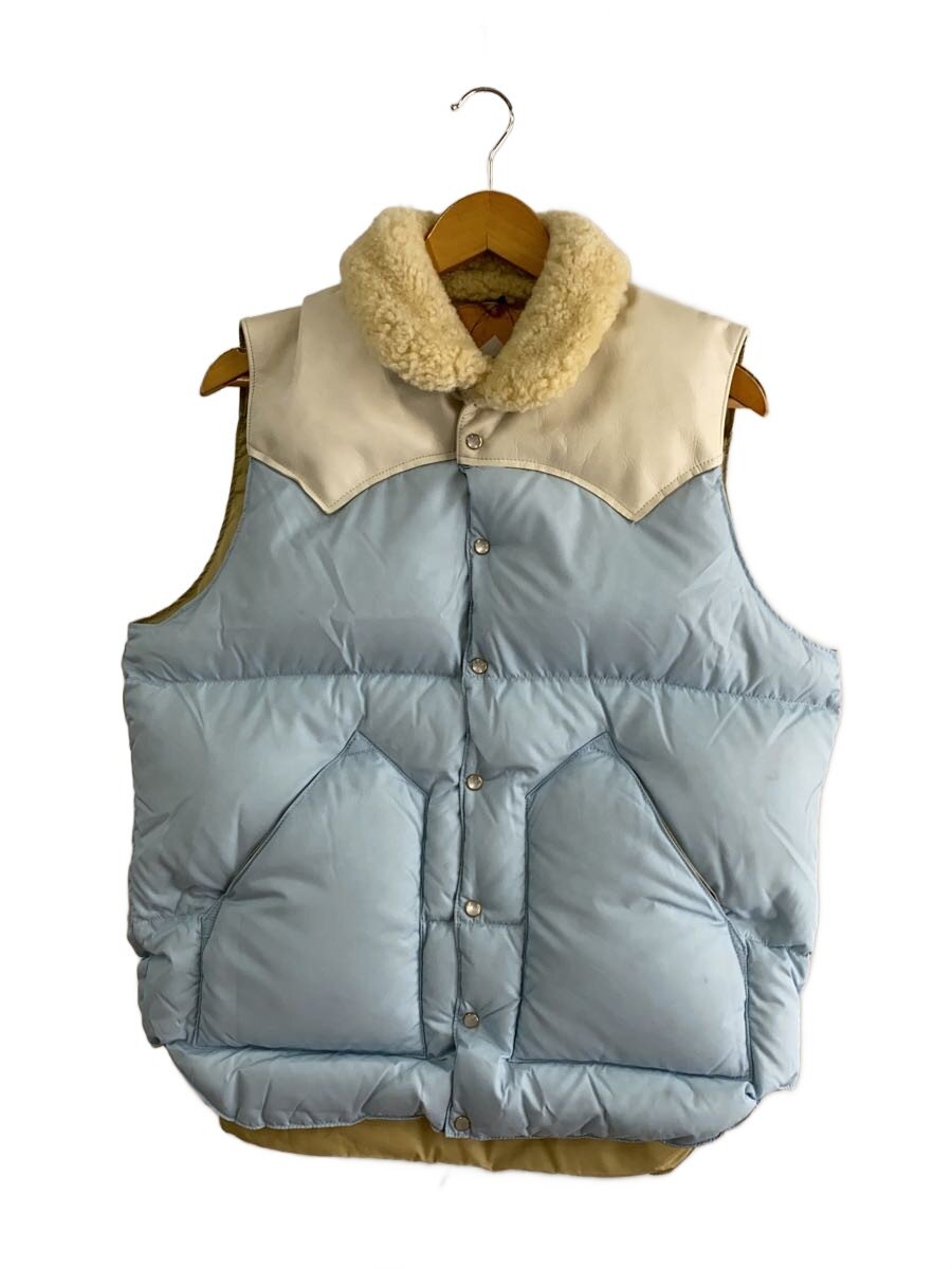 【中古】Rocky Mountain Featherbed◆CHRISTY VEST/40/ナイロン/青碧/200-252-02//【メンズウェア】