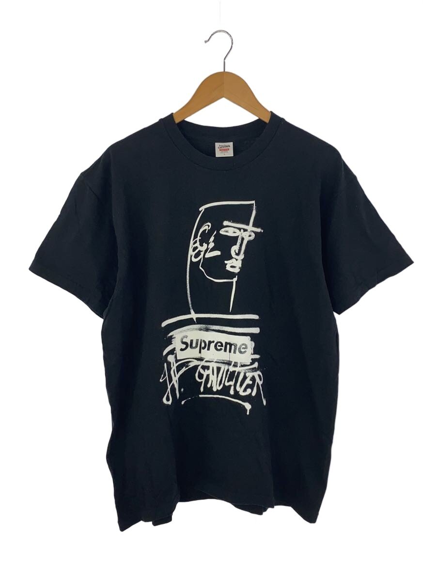 【中古】Supreme◆ティーシャツ/L/綿織物/BLK【メンズウェア】