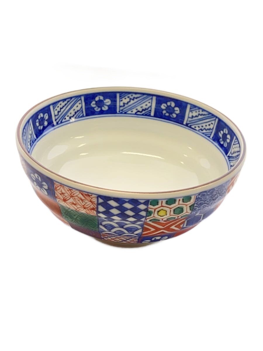 【中古】碧黄石/桝色小紋飯碗/和食器余分の物/清水焼【勝手もと装置】