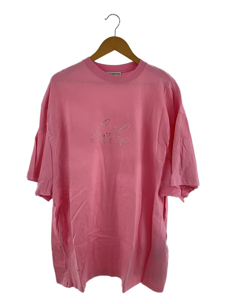 【中古】BALENCIAGA◆プルオーバー/4/綿織物/PNK/681314 TLVH4【メンズウェア】