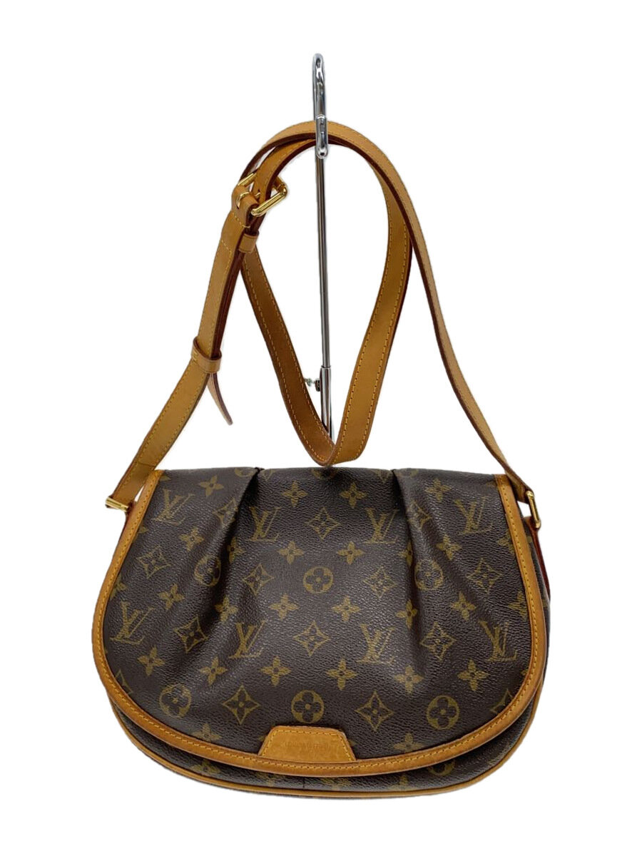 【中古】LOUIS VUITTON◆メニルモンタンPM_モノグラム・キャンバス/PVC/BRW/角擦れ有//【バッグ】｜2ｎｄ STREET 店