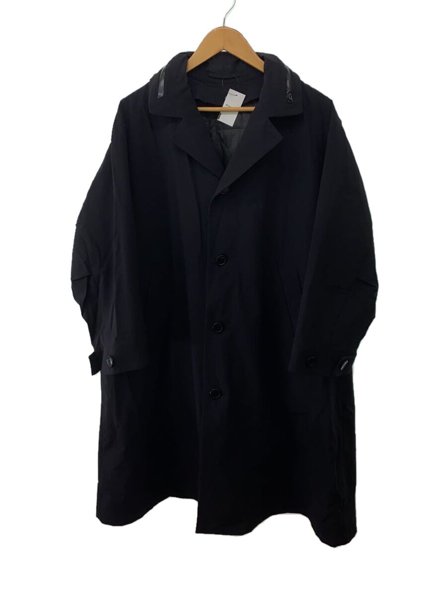 【中古】ZUCCa◆厚地の外套/S/ナイロン/BLK/無地/ZU03FA224【レディース御召しもの】