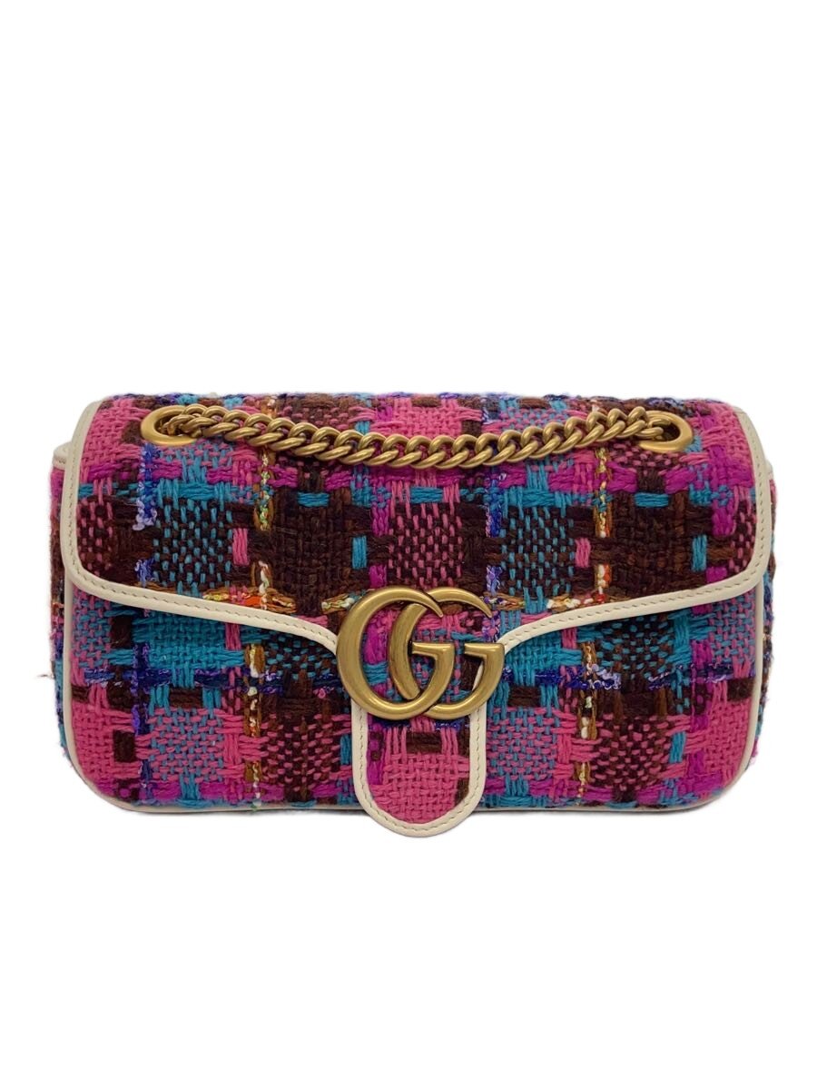 【中古】GUCCI◆ショルダーバッグ/--/マルチ色合い/443497【御徒面子】