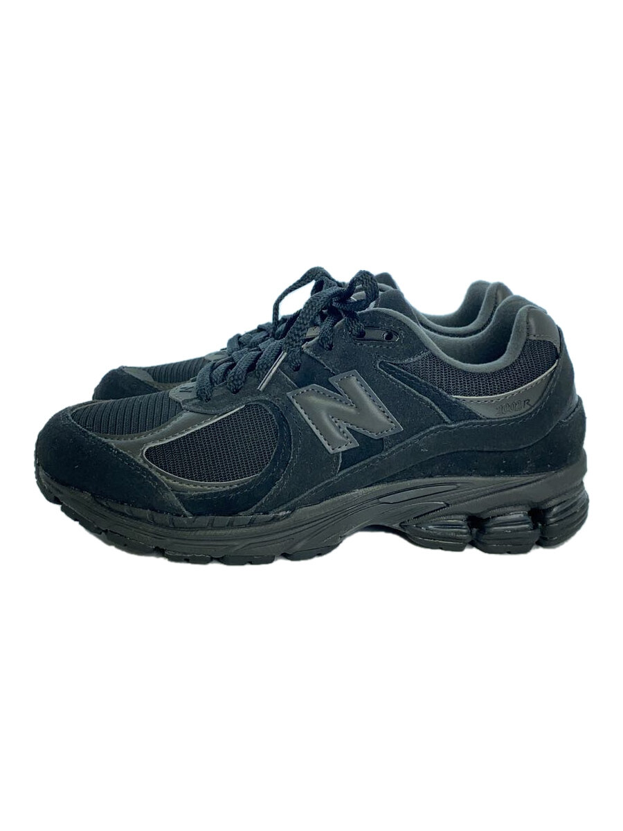 【中古】NEW BALANCE◆U2002/黒いこと/25糎/BLK【シューズ】