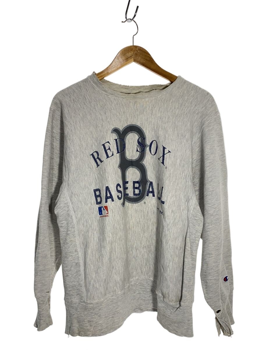 【中古】Champion◆汗水/L/綿織物/GRY/無地【メンズウェア】