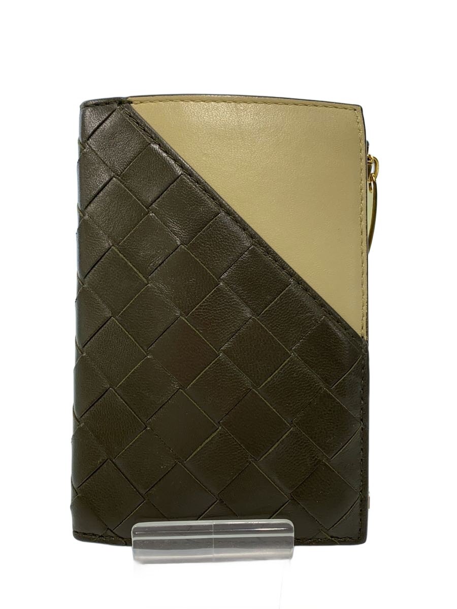 【中古】BOTTEGA VENETA◆2つ折り財布/レザー/KHK/メンズ/789077【服飾雑貨他】｜2ｎｄ STREET 店 29,029円