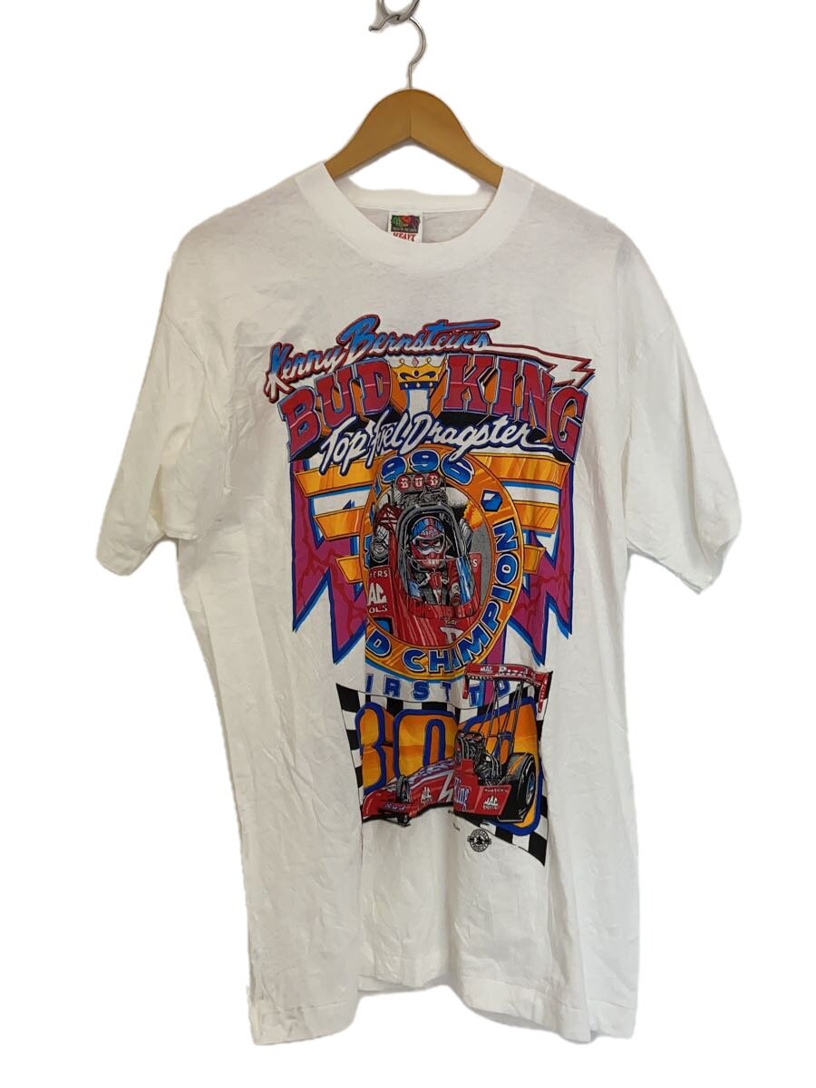 【中古】FRUIT OF THE LOOM◆90s/Budweiser/Tシャツ/XL/コットン/WHT【メンズウェア】|2nd STREET 店