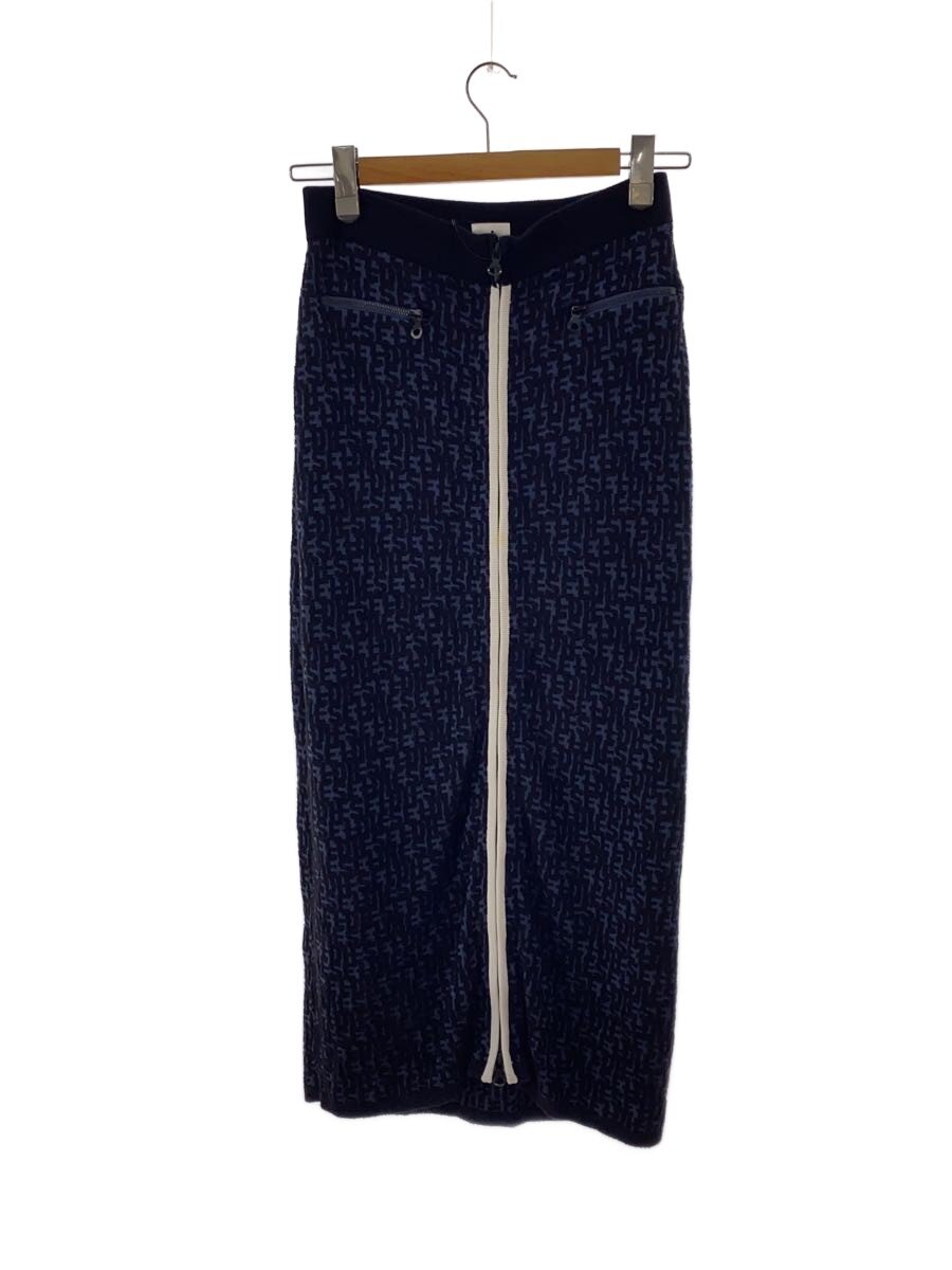 【中古】DIESEL◆ロングスコート/S/人絹/BLU/総柄/0LGAQ【レディース御召しもの】