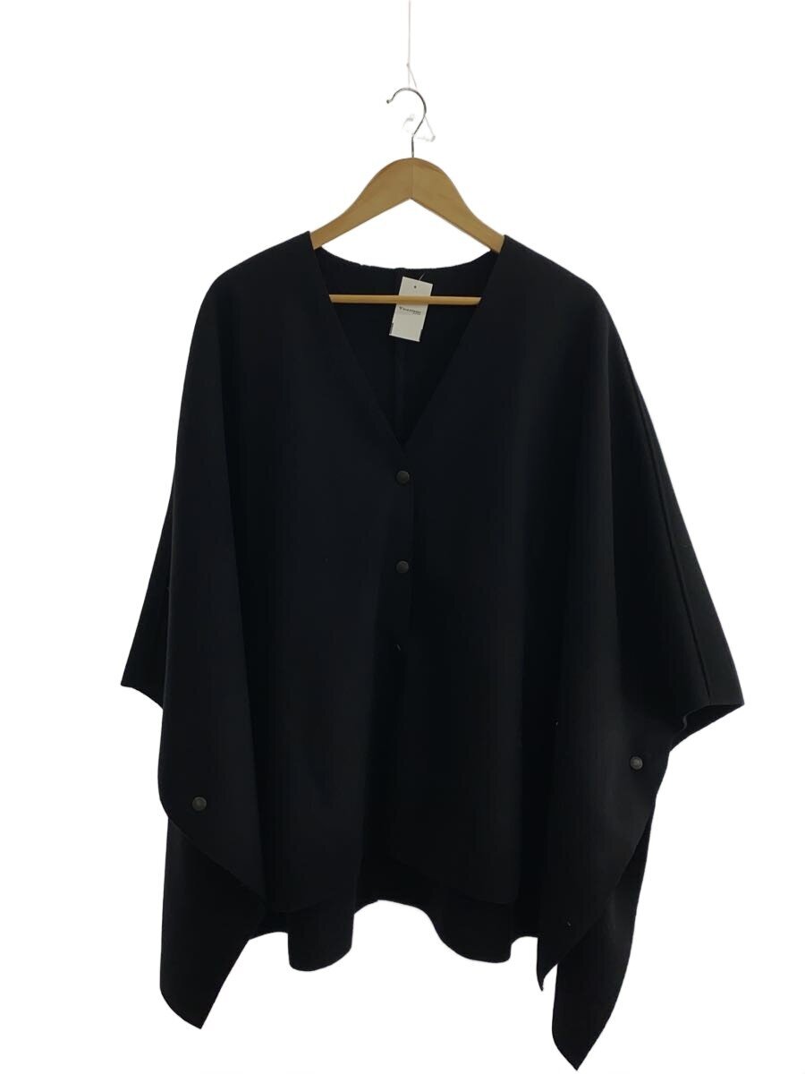 【中古】Traditional Weatherwear◆ポンチョ/FREE/羊毛/BLK/l242pfco0454mw【レディース御召しもの】
