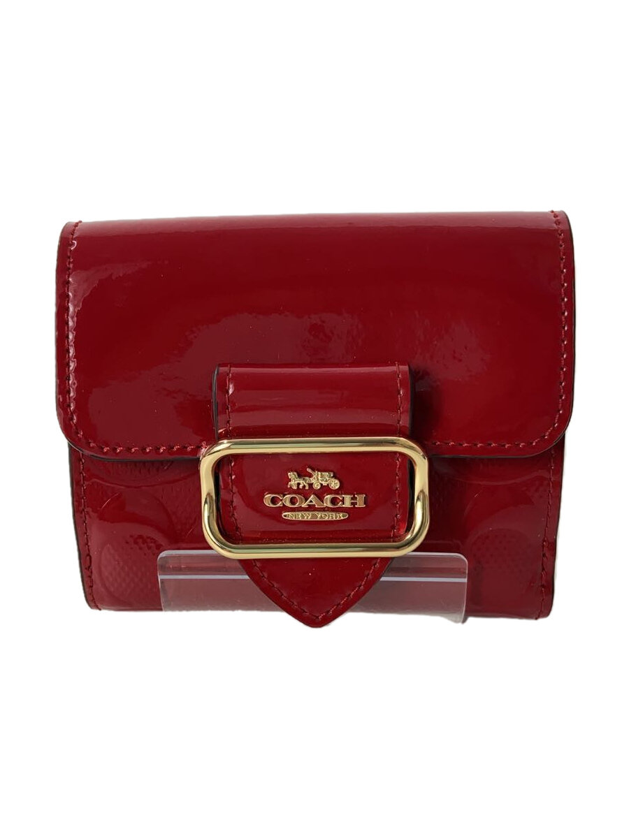 【中古】COACH◆財布/エナメル/RED/レディース//【服飾雑貨他】｜2ｎｄ STREET 店
