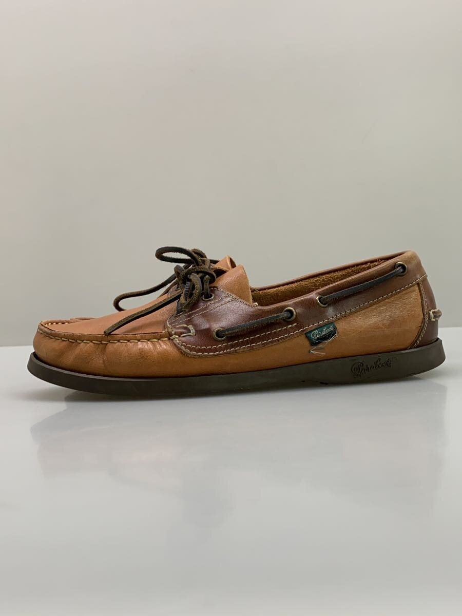 【中古】Paraboot◆甲板シューズ/US7.5/CML/なめし革【シューズ】