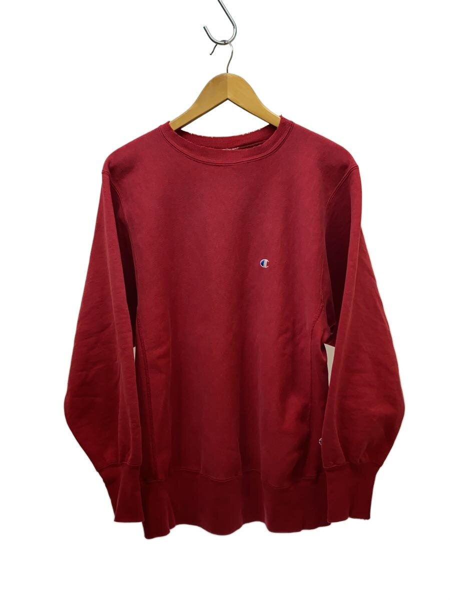 【中古】Champion◆90s/RW/USA製/流汗/L/綿織物/赤いこと//【メンズウェア】