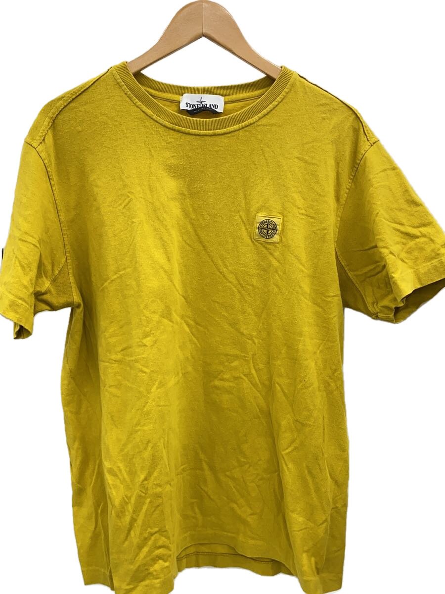 【中古】STONE ISLAND◆プルオーバー/XL/綿織物/YLW/無地/LOTB-18-52792【メンズウェア】