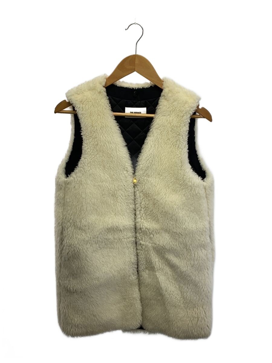 【中古】THE RERACS◆フリースベスト/FREE/ウール/CRM/無地/23FW-RECT-134L-UASP-J【レディースウェア】｜2ｎｄ STREET 店