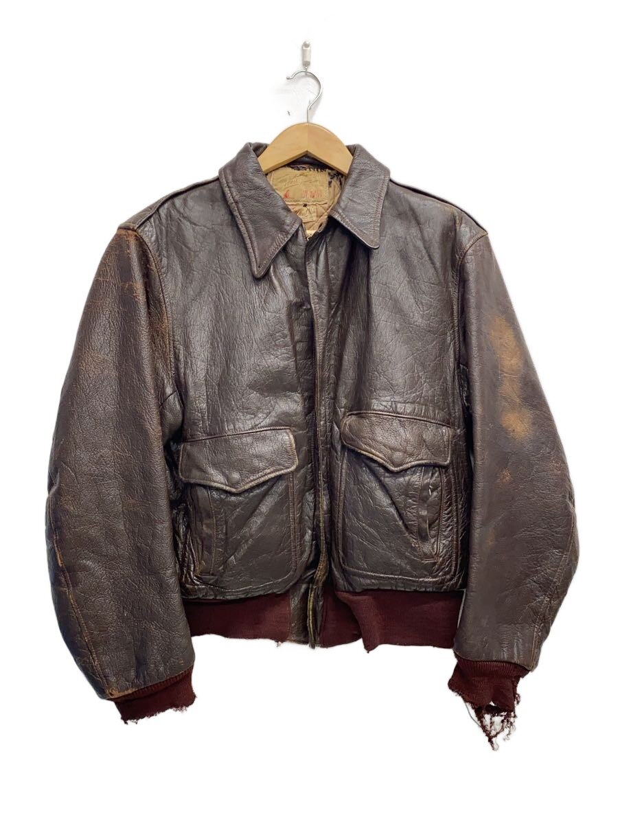 【中古】DANIEL BOONE/レザージャケット・ブルゾン/--/山羊革/BRW/無地【メンズウェア】｜2ｎｄ STREET 店