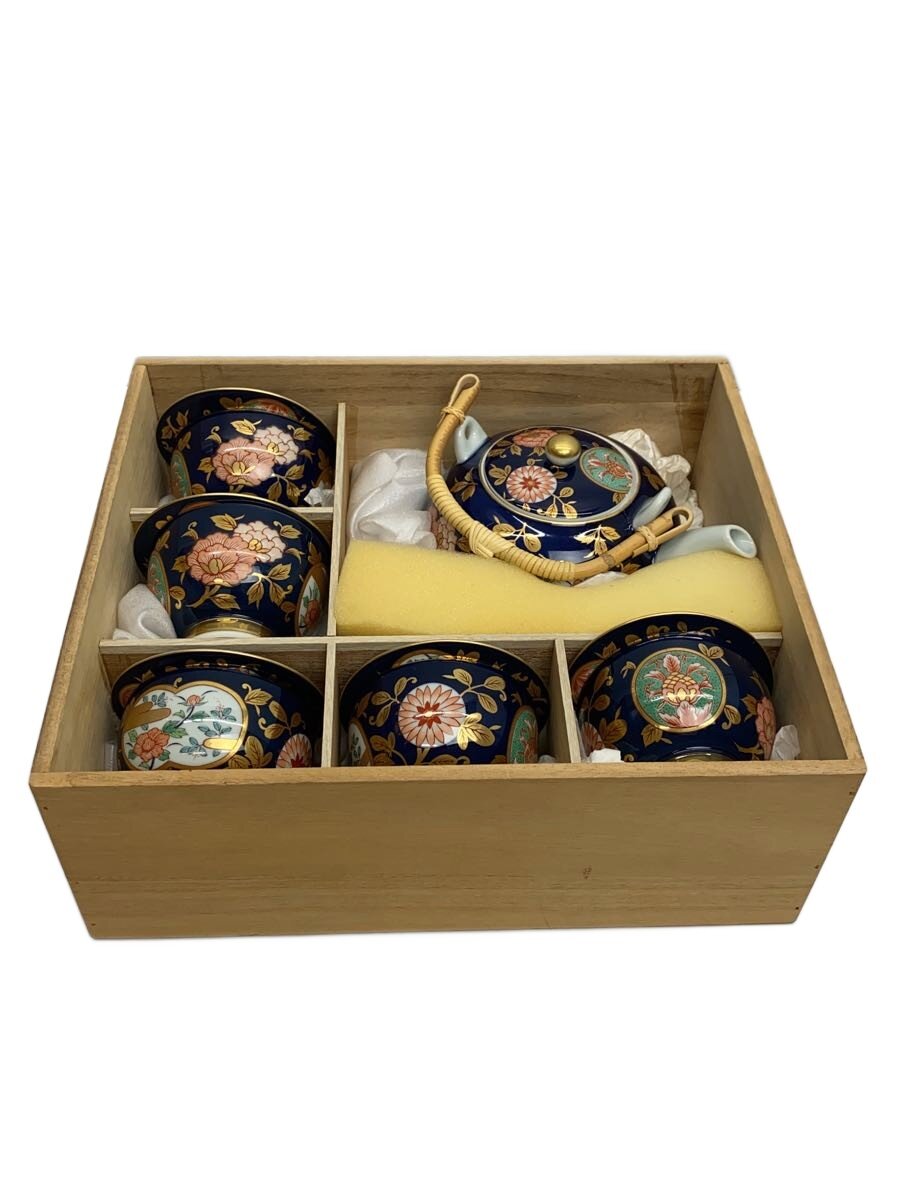【中古】有田焼◆湯呑/6点セット/NVY【キッチン用品】