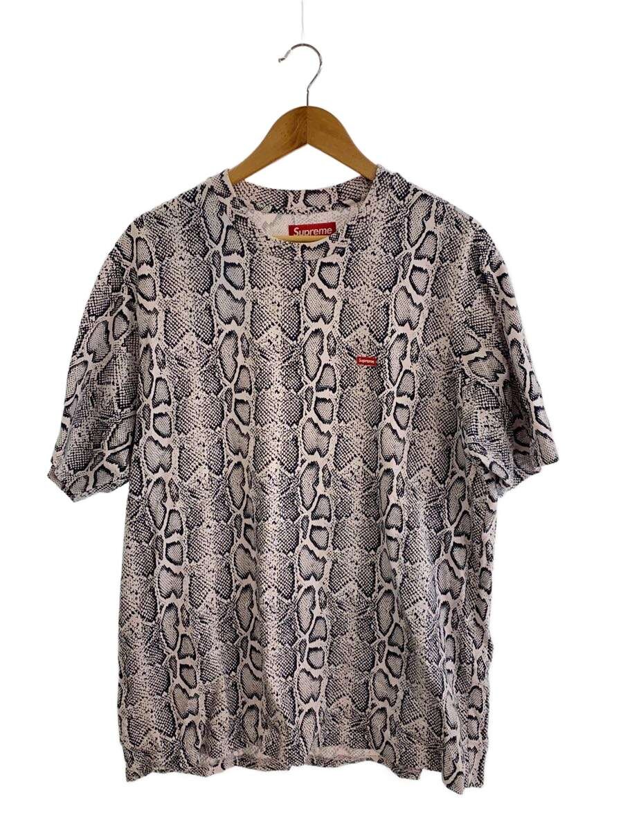 【中古】Supreme◆24SS/Small Box Tee Snake/プルオーバー/L/綿織物/PNK/長蛇//【メンズウェア】