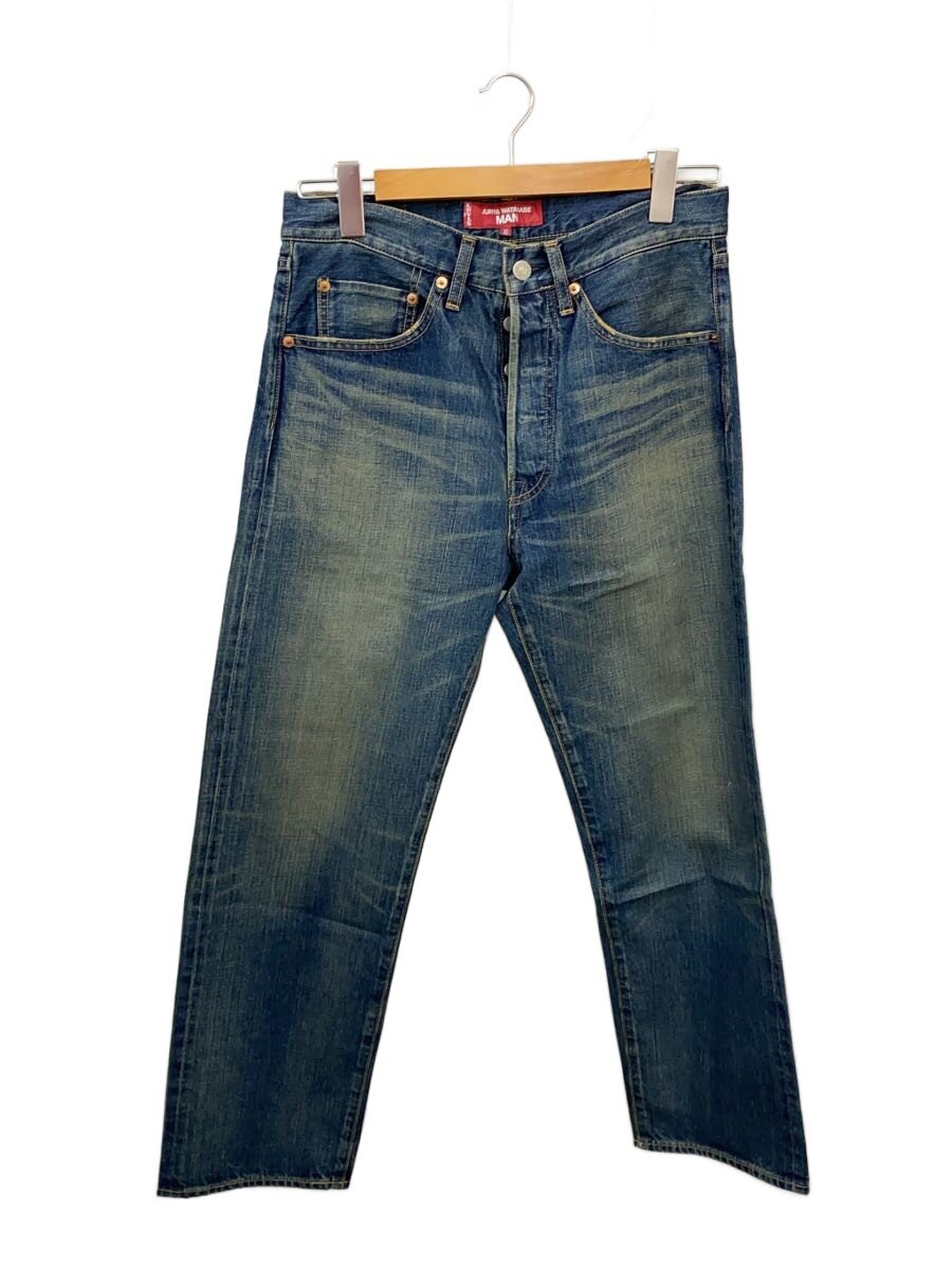 【中古】JUNYA WATANABE COMME des GARCONS MAN◆引っ切り無いズボン下/XS/ジーンズ/IDG/無地/WP-P216【メンズウェア】