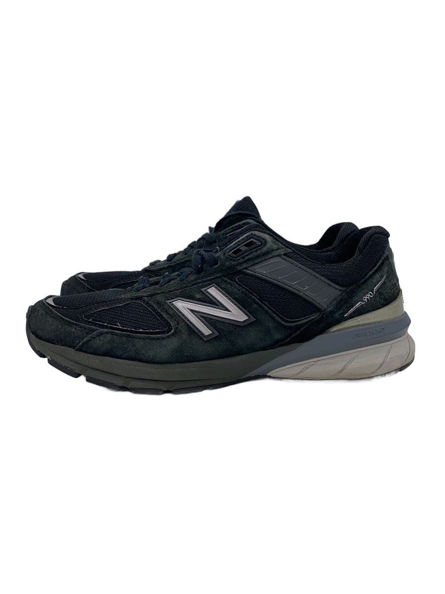 【中古】NEW BALANCE◆ローカットスニーカー/26.5糎/BLK/スウェード/M990BK5【シューズ】