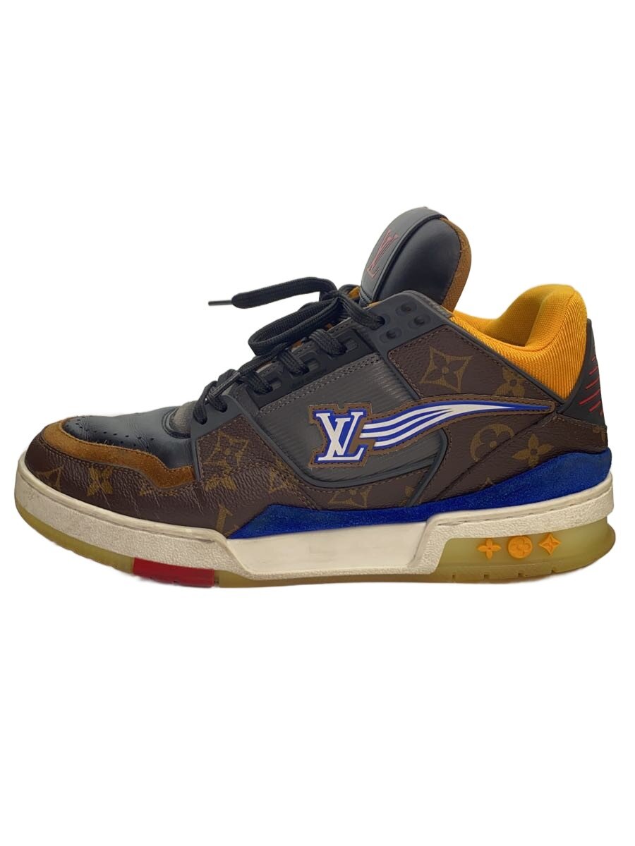 【中古】LOUIS VUITTON◆ハイカットスニーカー/UK7/BRW/GO0260【シューズ】