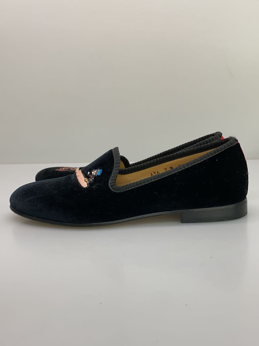 【中古】Del Toro◆シューズ/7 1/2/BLK/ピノキオ/ジミニー・クリケット/Disney/ベロア【シューズ】画像