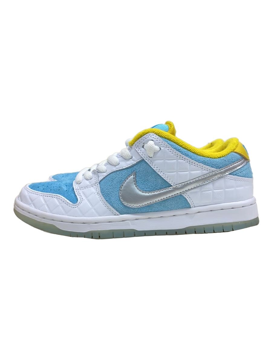 【中古】NIKE◆FTC X SB DUNK LOW PRO_FTC X SB ダンク 置き目 労働者階級/24.5糎/BLU【シューズ】