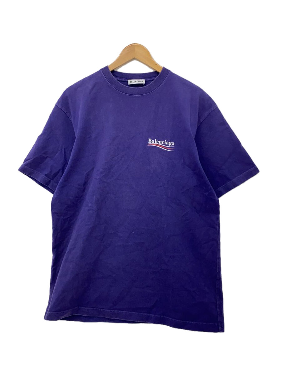 【中古】BALENCIAGA◆L/社会的運動ロゴタイププルオーバー/XS/綿織物/PUP/641655//【メンズウェア】