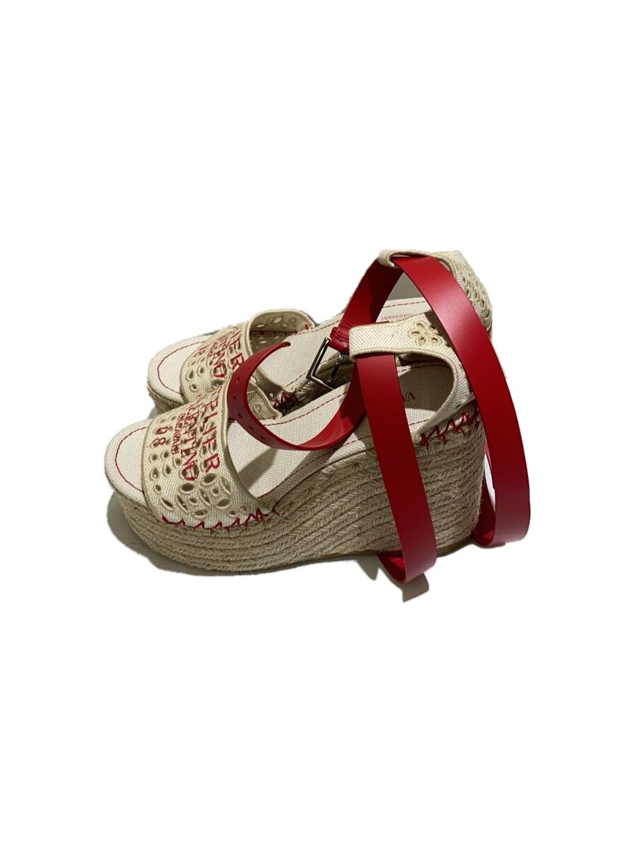 【中古】VALENTINO◆ATELIER/厚底サンダル/36.5/RED/WW2S0コマーシャル0//【シューズ】