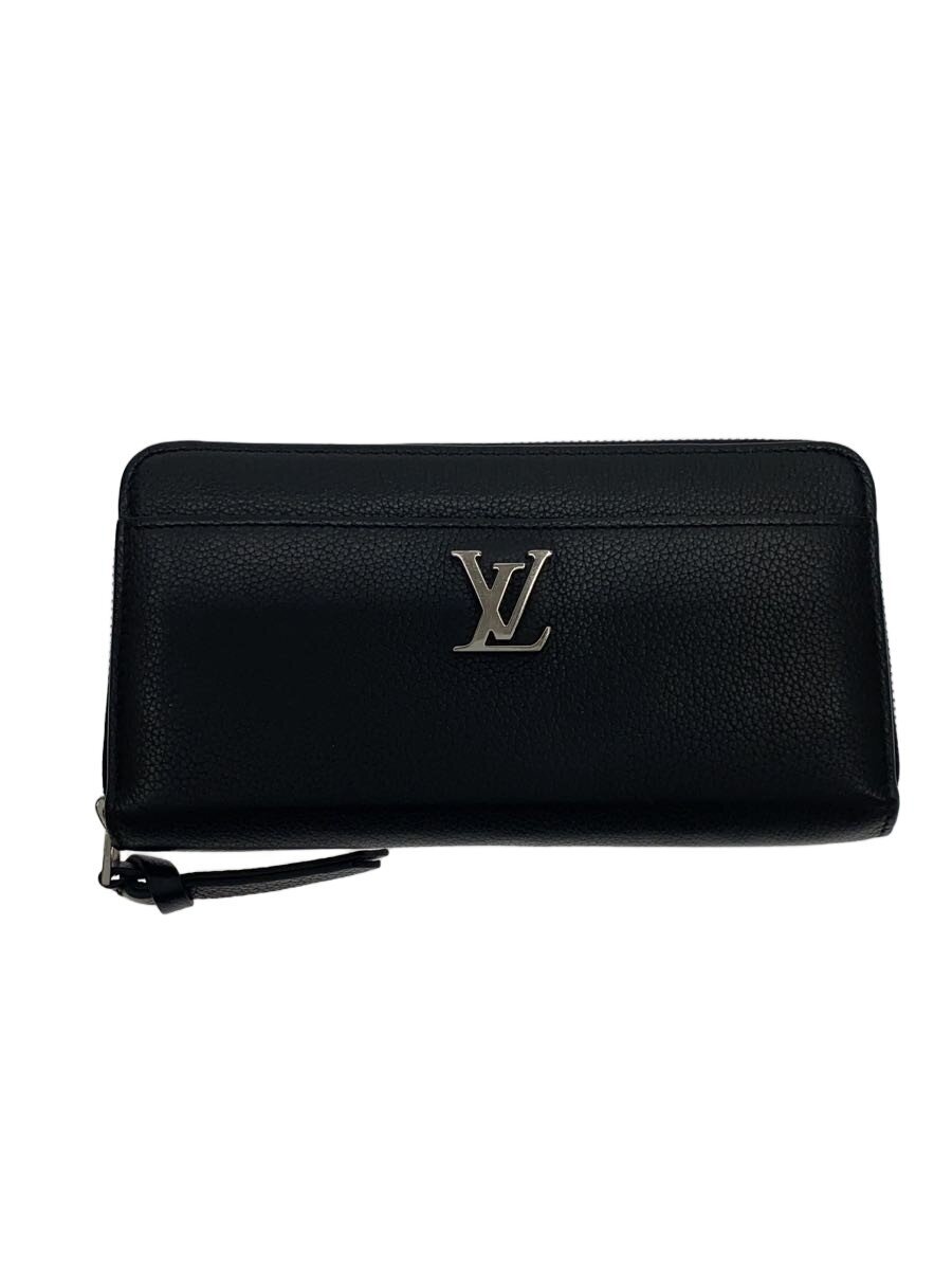 【中古】LOUIS VUITTON◆ジッピー・ロックミー/牛革/BLK/メンズ【服飾雑貨他】