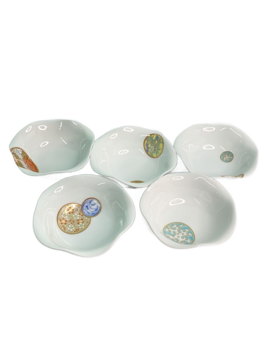 【中古】深川製磁◆皿/5点セット/1210-727/寿赤絵【キッチン用品】
