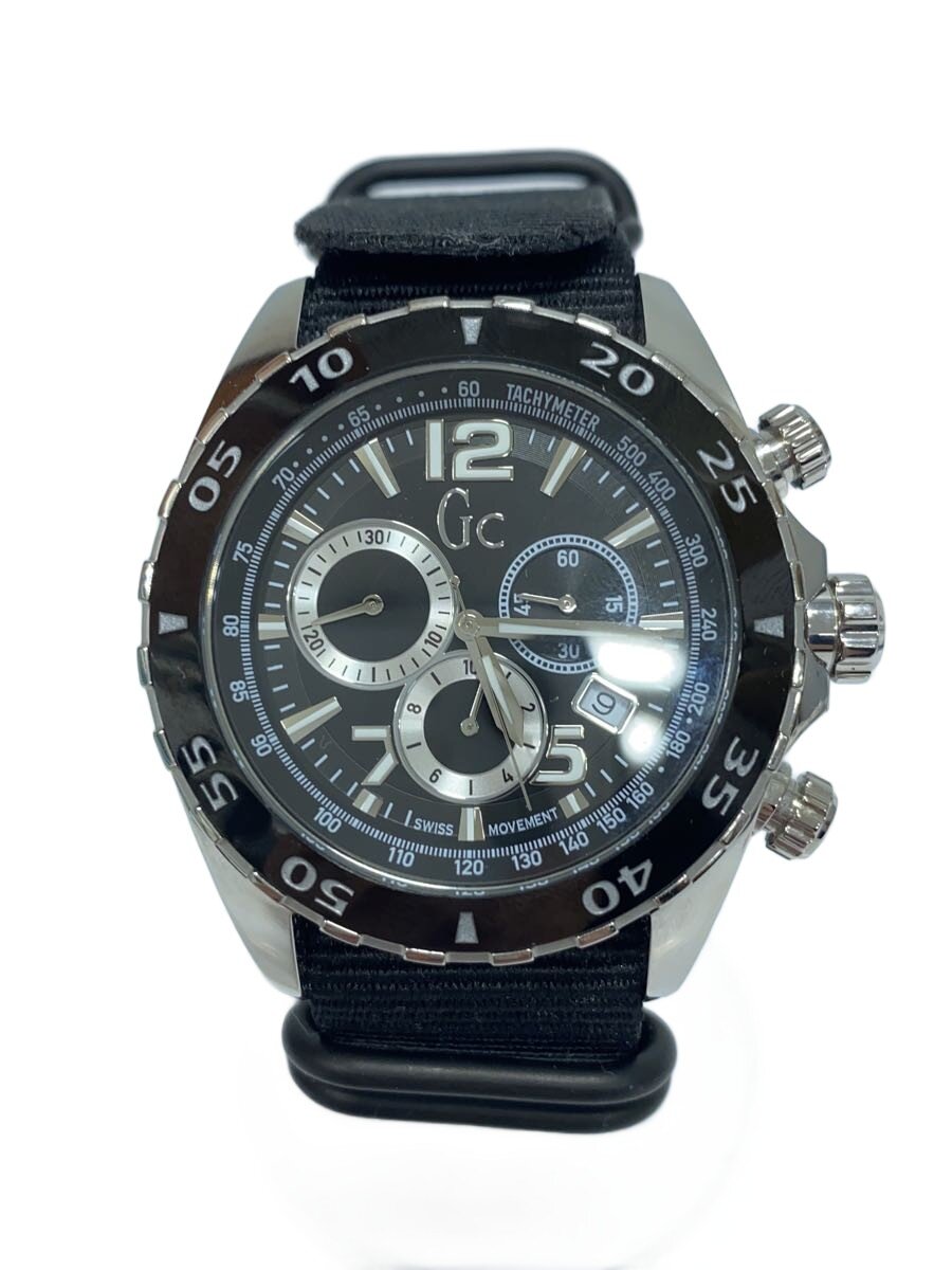 【中古】Gc WATCHES◆ウオッチ/アナログ/BLK/BLK【服飾雑貨他】