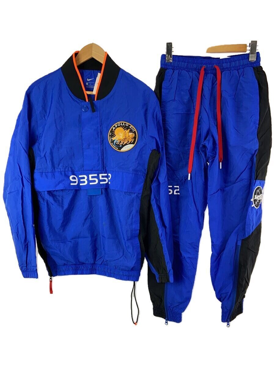 【中古】NIKE◆セットアップ/スポーツウェアー/M/BLU/ナイロン/SP190811NAC【運動競技】